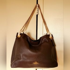 Coach Polished Pebble Leather Clarkson (Brand new | Never used)